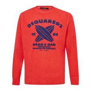 Dsquared² Red Cotton Men's T-Shirt